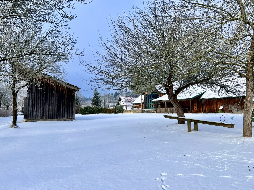 Spielwiese im Winter