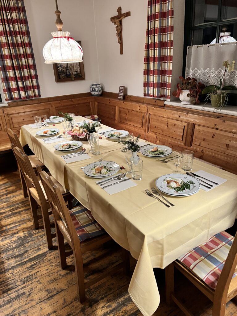Gemeinsames Abendessen